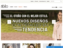 Tablet Screenshot of abito.com.mx